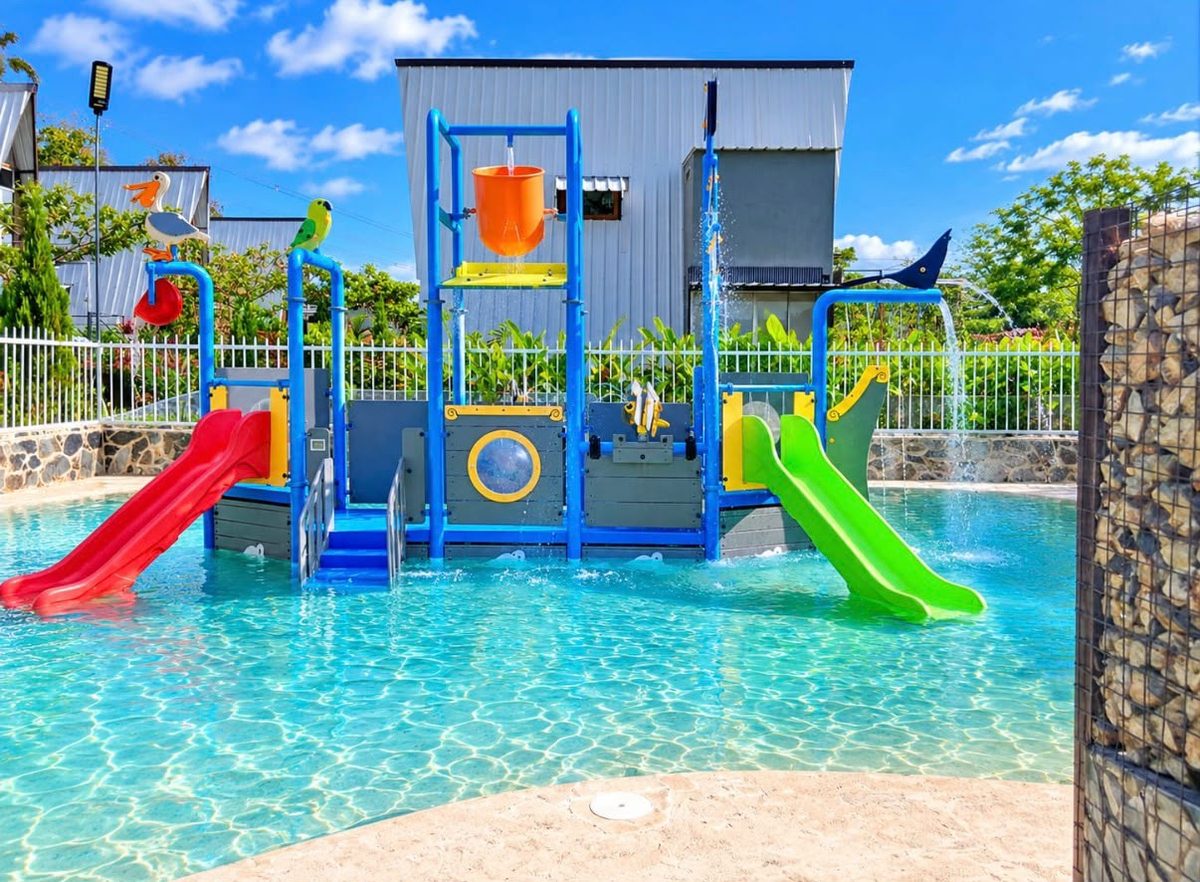 Parque acuático infantil